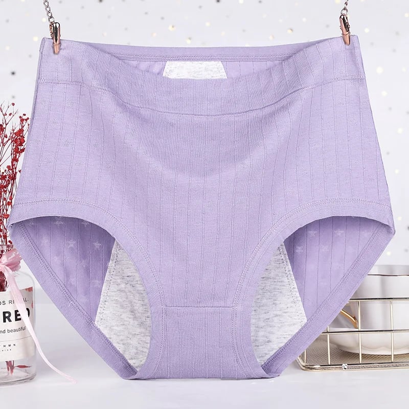 🔥 buy 1 get 1 free-High waist plus size cotton antibacterial and leak-proof physiological underwear