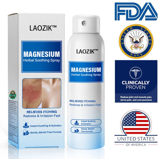 🔥Final 3 Hours: 80% OFF -LAOZIK™ Magnesium Herbal Soothing Spray