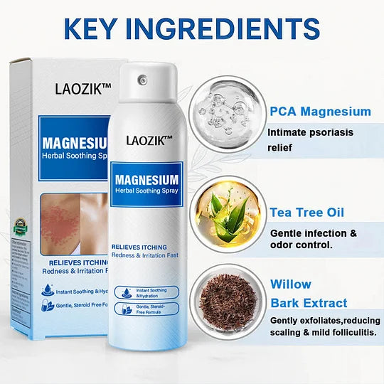 🔥Final 3 Hours: 80% OFF -LAOZIK™ Magnesium Herbal Soothing Spray