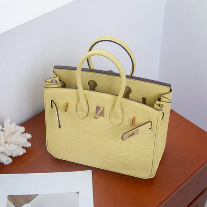 🔥🔥🔥Top Grain Leather Inspired Birk Handbag【HermEs-INDIA】