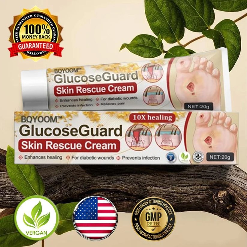 ⏰Last Day Promotion: 70% OFF 🔥BQYOOM™ GlucoseGuard Skin Rescue Cream