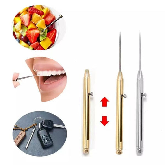 🔥Retractable Titanium Toothpicks