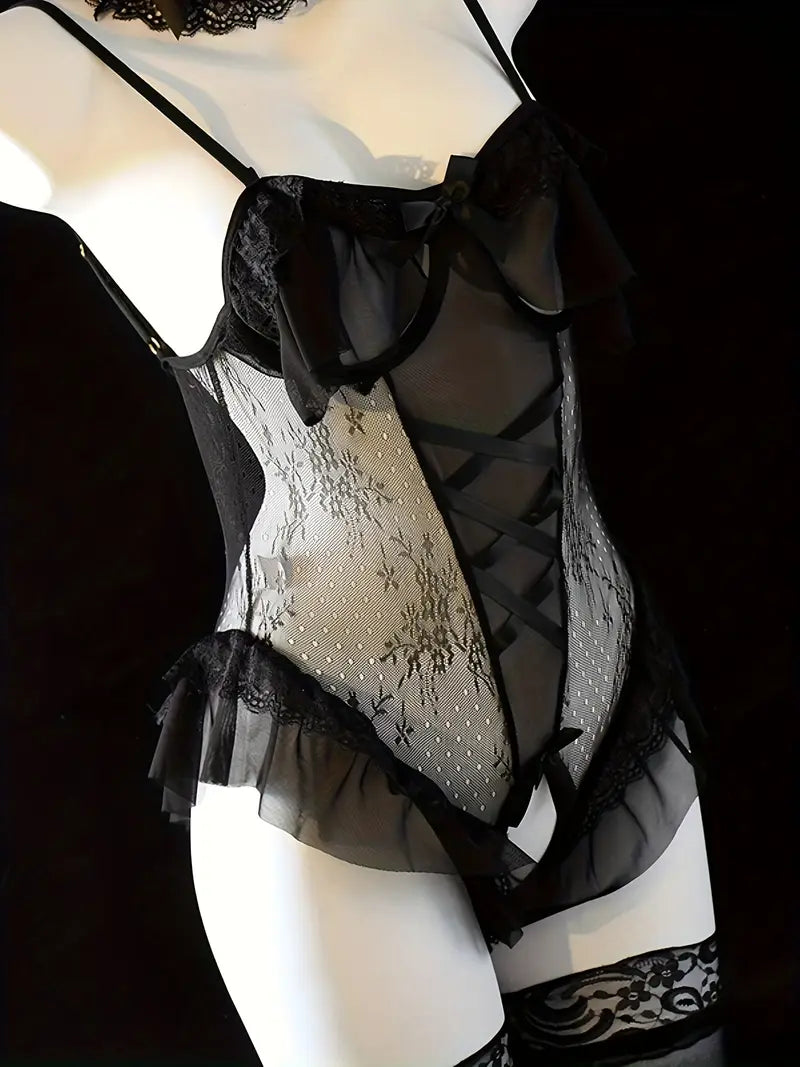 🔥Women's Sexy Bunny Bodysuit Set【Discreet delivery!】