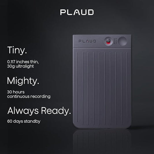 AI VOICE RECORDER DEVICE/DICTAPHONE W/CASE APP CONTROL AI TRANSCRIBE & SUMMARIZE SUPPORT 112 LANGUAGES 64GB DIGITAL AUDIO RECORDER FOR LECTURES MEETINGS CALLS