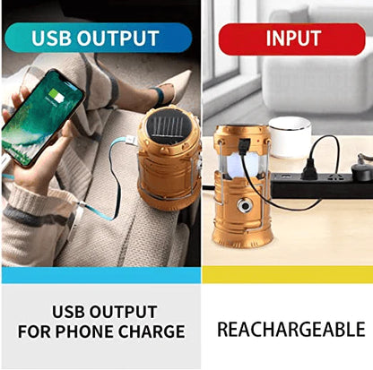 🔥 Summer Hot Sale 🔥 - Portable Solar Camping Light With Fan