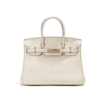 🔥🔥🔥Top Grain Leather Inspired Birk Handbag【HermEs-INDIA】