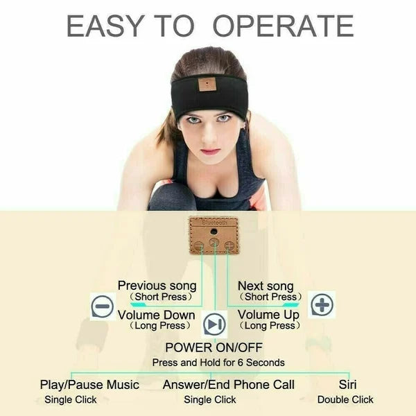 🎅 Sale - 49% OFF🎁Wireless Bluetooth Headband