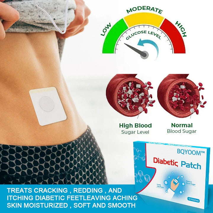 🔥BQYOOM™ Blood Sugar Control Patch · Fast & Effective🔥The FDA-Approved Solution🌟 Official Store