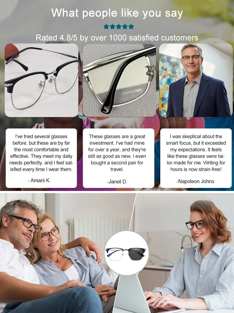 👓Best Selling 49% Off🔥Anti blue presbyopic glasses for both near and far view