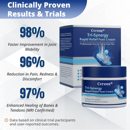 Cvreoz® Tri-Synergy Rapid Relief Foot Cream