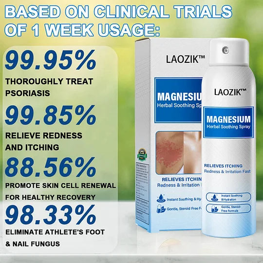 🔥Final 3 Hours: 80% OFF -LAOZIK™ Magnesium Herbal Soothing Spray