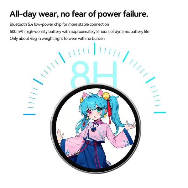 🔥Digital Badge Photo Video GIF Display Screen Pins Pixel Touchscreen Lightweight 600mAh