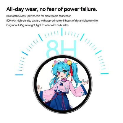 🔥Digital Badge Photo Video GIF Display Screen Pins Pixel Touchscreen Lightweight 600mAh