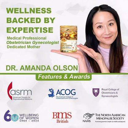 🎉Bee Venom NMN Natural Repair Vaginal Capsules👩‍❤️‍👩【Regulates hormone imbalance, obesity, acne, uterine fibroids and vaginal diseases】👩‍❤️‍👩