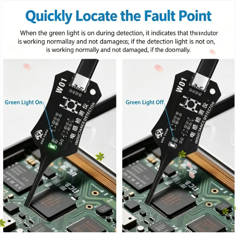In-Circuit Electromagnetic Inductance Tester✨🎌Imported in Japan🎌Detects hidden currents and circuits with up to 99% accuracy.