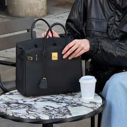 🔥🔥🔥Top Grain Leather Inspired Birk Handbag【HermEs-INDIA】