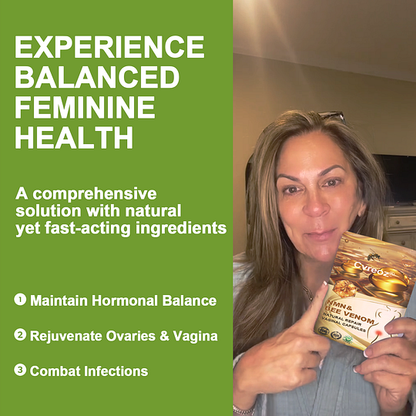 🎉Bee Venom NMN Natural Repair Vaginal Capsules👩‍❤️‍👩【Regulates hormone imbalance, obesity, acne, uterine fibroids and vaginal diseases】👩‍❤️‍👩