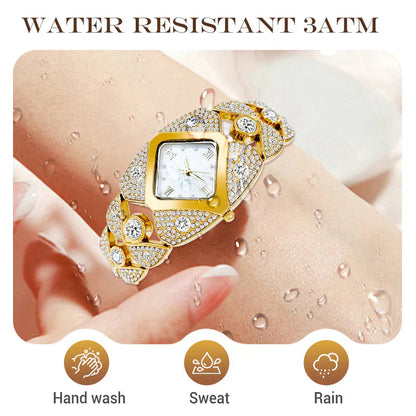 ⏳TIME-LIMITED SPECIAL⌛WOMEN'S RETRO QUARTZ WATCH WITH SPARKLING RHINESTONES