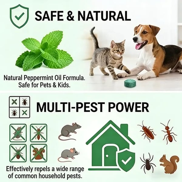 49% OFF Today Only🎉🎉Popular Natural Rodent Repellent Balls! Infused with peppermint and lemon oil