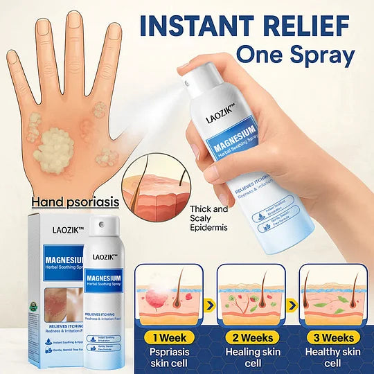 🔥Final 3 Hours: 80% OFF -LAOZIK™ Magnesium Herbal Soothing Spray
