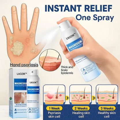🔥Final 3 Hours: 80% OFF -LAOZIK™ Magnesium Herbal Soothing Spray
