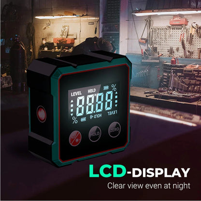 📢🔧 HOT SALE 49% OFF 🔥4-Side Magnetic Digital Angle Gauge with Laser