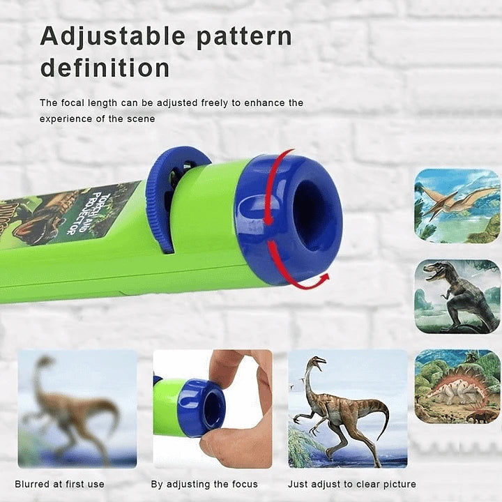 🦖 Dinosaur Projector Flashlight, Portable Dinosaur Projector Flashlight, Night Light Te