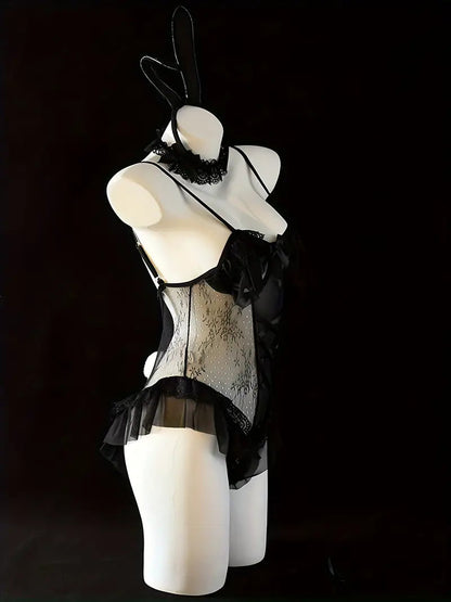 🔥Women's Sexy Bunny Bodysuit Set【Discreet delivery!】