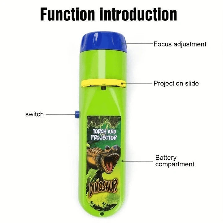 🦖 Dinosaur Projector Flashlight, Portable Dinosaur Projector Flashlight, Night Light Te