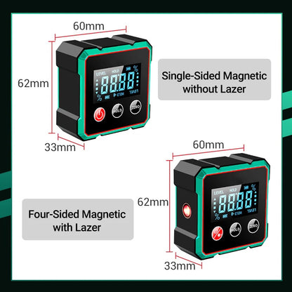 📢🔧 HOT SALE 49% OFF 🔥4-Side Magnetic Digital Angle Gauge with Laser