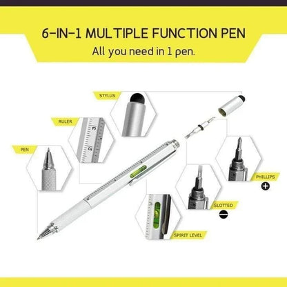 🔥Hot Sale 49% off 🔥6-in-1 Multi-Functional Stylus Pen【Buy 1 Free 1】