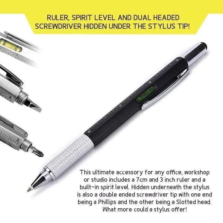 🔥Hot Sale 49% off 🔥6-in-1 Multi-Functional Stylus Pen【Buy 1 Free 1】