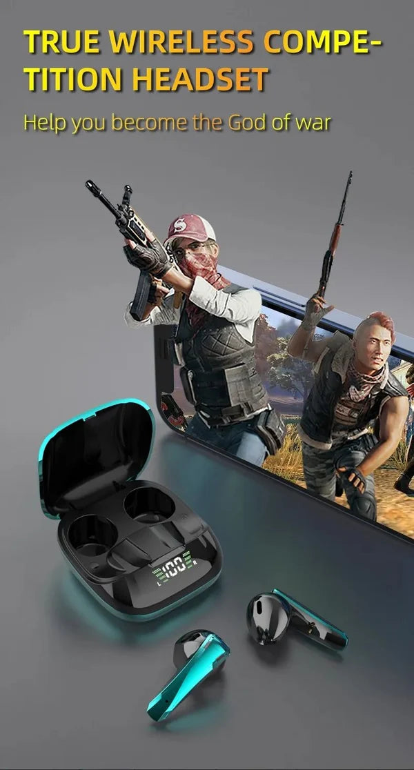 🏃‍Sports Waterproof Wireless Earphone Noise Cancelling Earbuds Gamer🎧