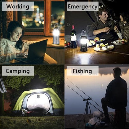 🔥 Summer Hot Sale 🔥 - Portable Solar Camping Light With Fan