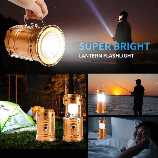 🔥 Summer Hot Sale 🔥 - Portable Solar Camping Light With Fan
