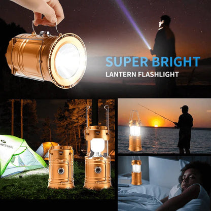 🔥 Summer Hot Sale 🔥 - Portable Solar Camping Light With Fan