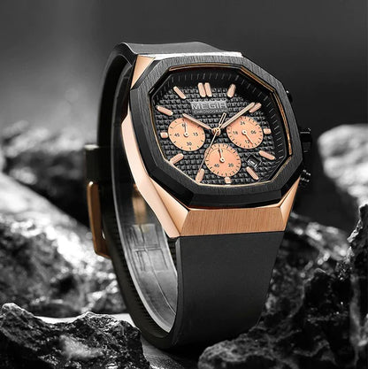 🔥HOT SALE-45%OFF🔥Multifunctional Luminous Octagonal Dial Quartz Watch