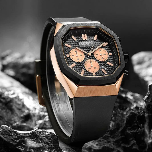 🔥HOT SALE-45%OFF🔥Multifunctional Luminous Octagonal Dial Quartz Watch