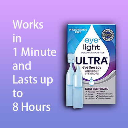 🔥EYELIGHT™ Ultra Eye Therapy Lubricant Eye Drops, Perservative Free, Prevent and Relieve Eye Diseases