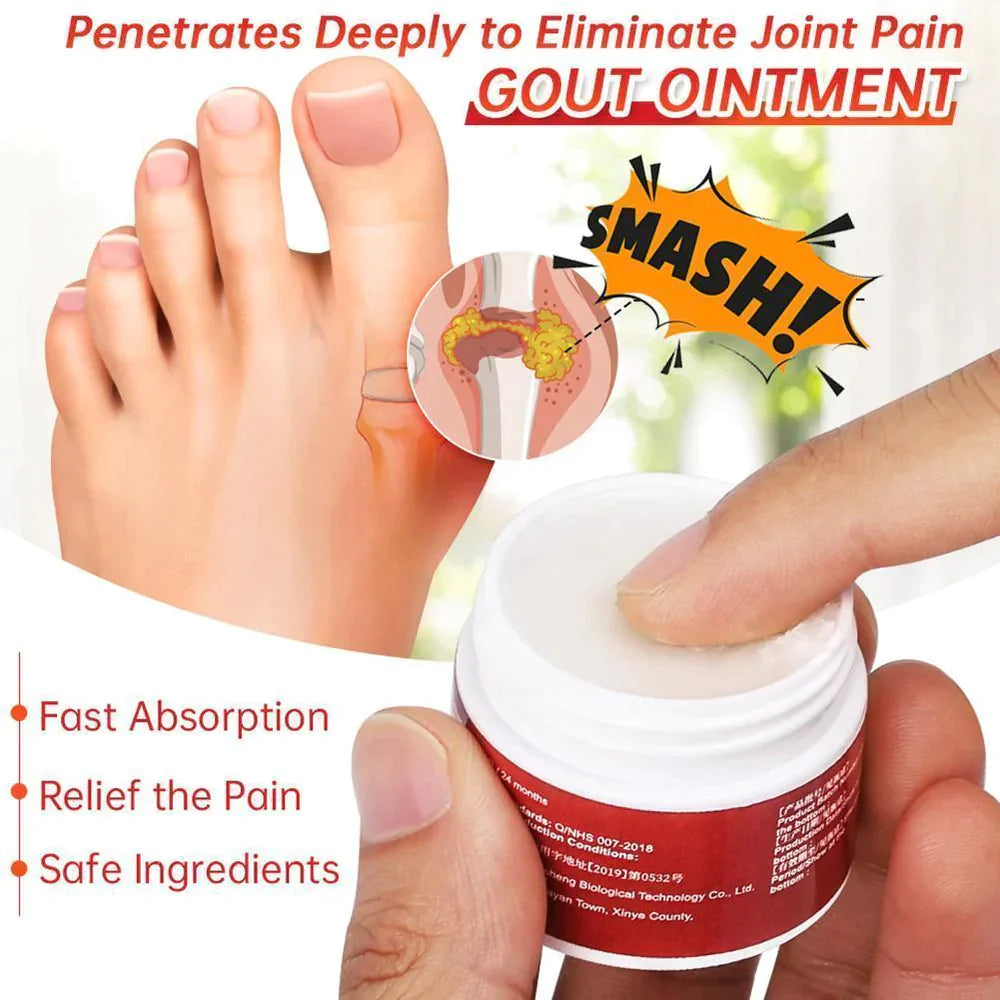 GOUT REMOVAL OINTMENT - NOW IN INDIA (4.9 ⭐⭐⭐⭐⭐ REVIEWS)