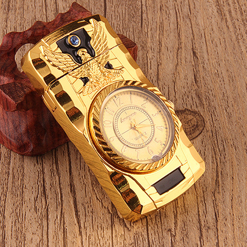 24k Gold Plated Lighter Combine Watches