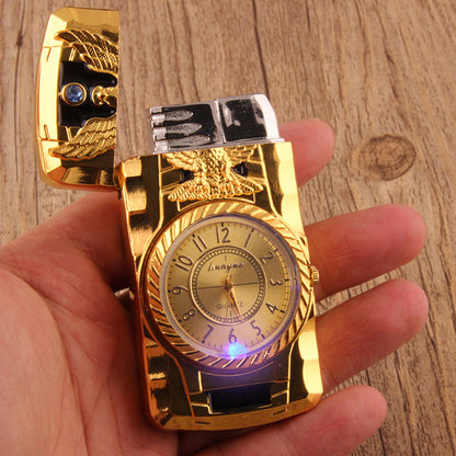 24k Gold Plated Lighter Combine Watches