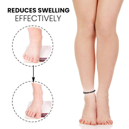Jewelava Obsidian Thermotherapeutic Anklet
