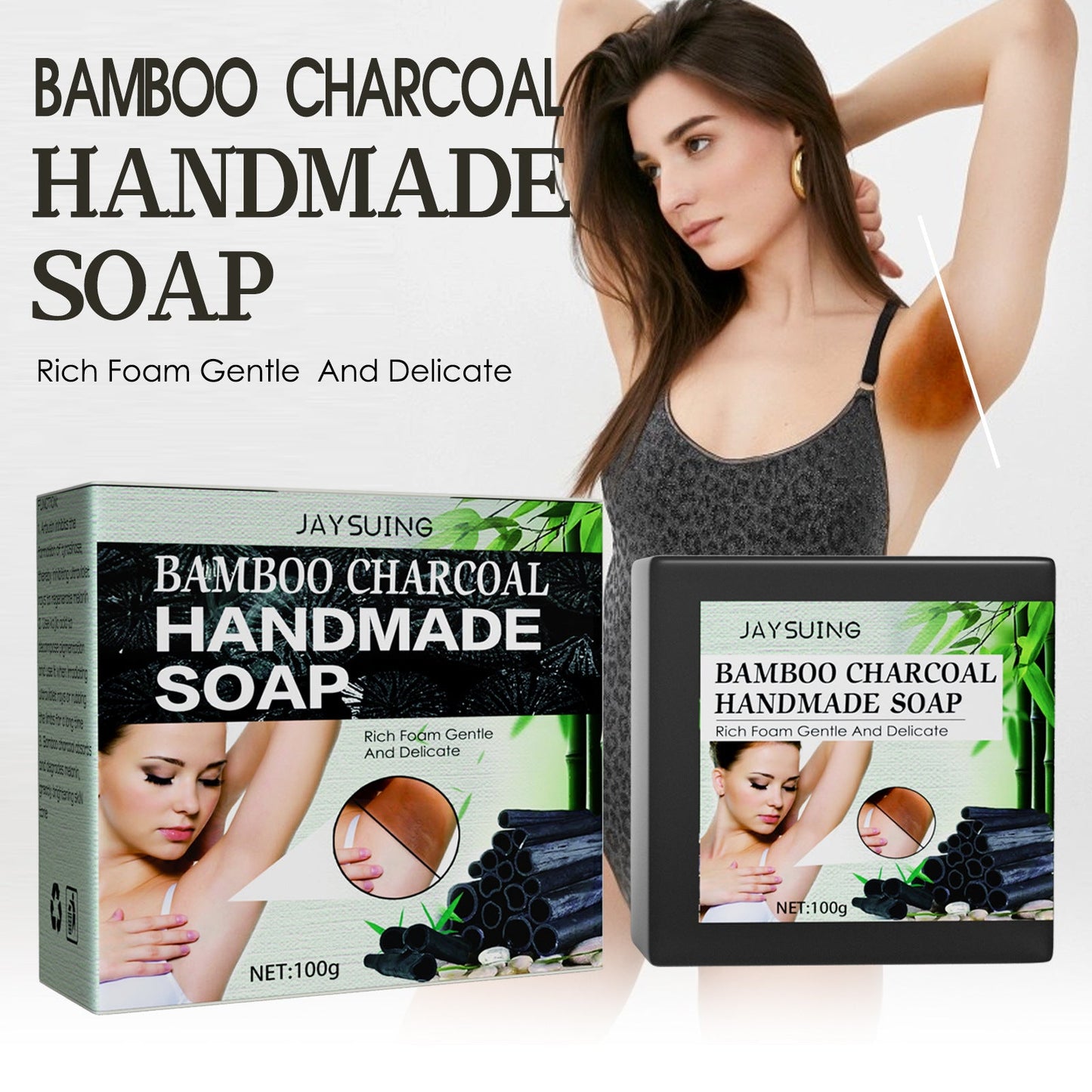 Jaysuing™ Acanthosis Nigricans Treatment Bamboo Charcoal Soap