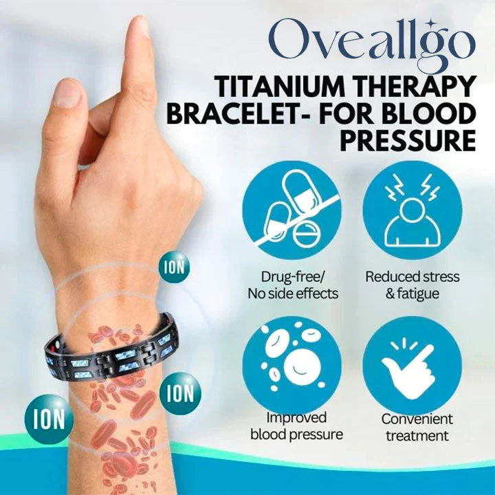 hoxenu™ Titanium Therapy Bracelet - for Blood Pressure