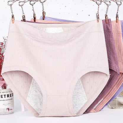 🔥  buy 1 get 1 free-High waist plus size cotton antibacterial and leak-proof physiological underwear